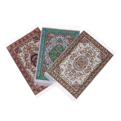 1:12 Scale Turkish Style Miniature Dollhouse Carpet – Floor Covering for Playing House & Doll Accessories